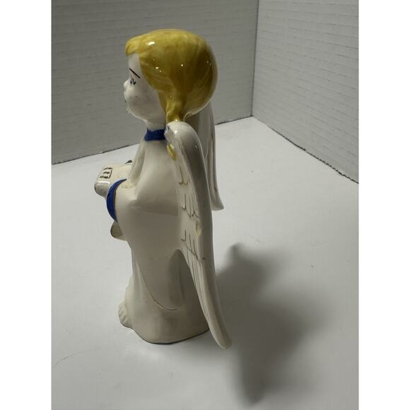 Lot of 2 Vintage Ceramic Angels Figurine & Ornament Ardalt Japan Mid Century - Picture 10 of 15